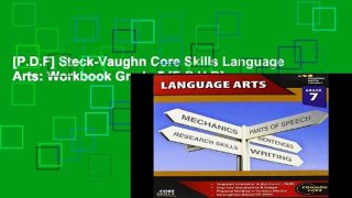 [P.D.F] Steck-Vaughn Core Skills Language Arts: Workbook Grade 7 [E.P.U.B]