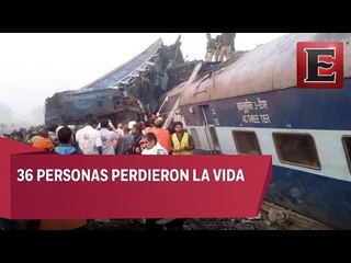 Accidente de tren deja más de 30 muertos en India