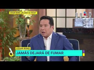 ¡César Bono asegura que jamás dejará de fumar! | De Primera Mano