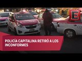 Taxistas bloquean la México-Puebla en contra del gasolinazo