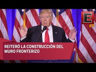 Primera conferencia de prensa de Trump como presidente electo