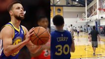 Steph Curry SPLASHES FEAR Into The Hearts of the Competition In NEW Practice Video! CAN’T MISS!