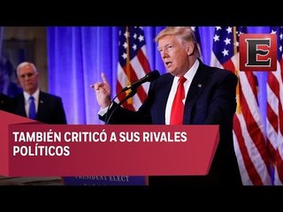 Trump vuelve a criticar a Servicios de Inteligencia de EU