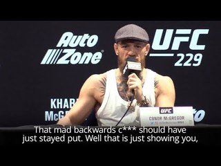 Скачать видео: Conor McGregor Says Khabib Nurmagomedov Is ‘Petrified’ - UFC 229