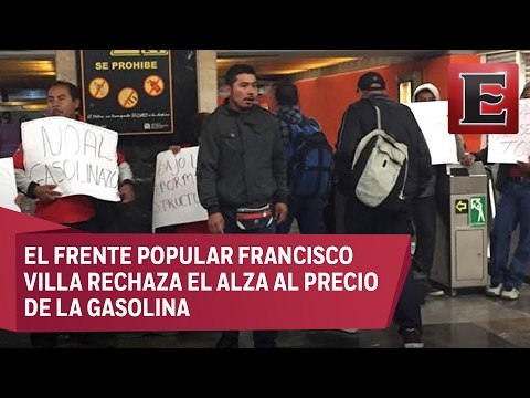 Manifestaciones dan acceso gratuito en estaciones del Metro