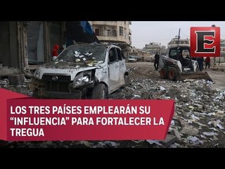 Turquía Rusia e Irán alcanzan un acuerdo sobre Siria