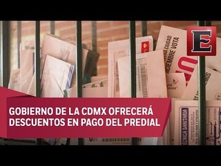 Descargar video: CDMX ofrecerá descuentos en pago del predial