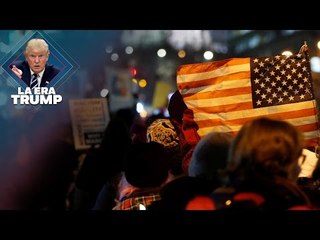 Alistan protestas en Los Angeles contra la investidura de Trump