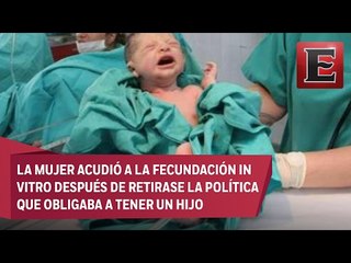 Bebé nace de un embrión congelado desde hace 16 años
