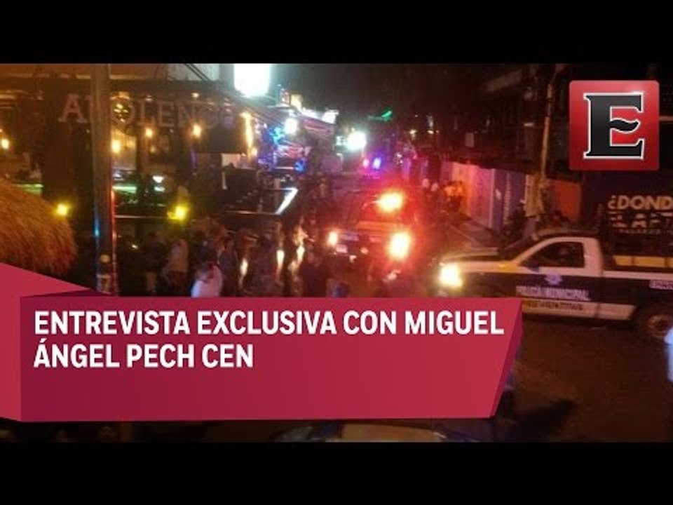 Fiscal de Quintana Roo informa sobre tiroteo en Playa del Carmen