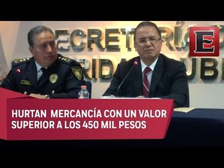 Detienen a tres sujetos por robo a tienda departamental en la Narvarte