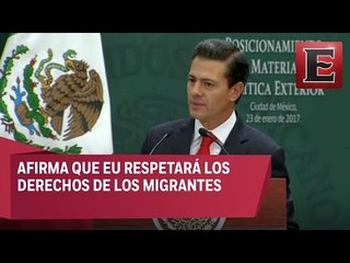 EPN asegura que trabajará para proteger los intereses de los mexicanos