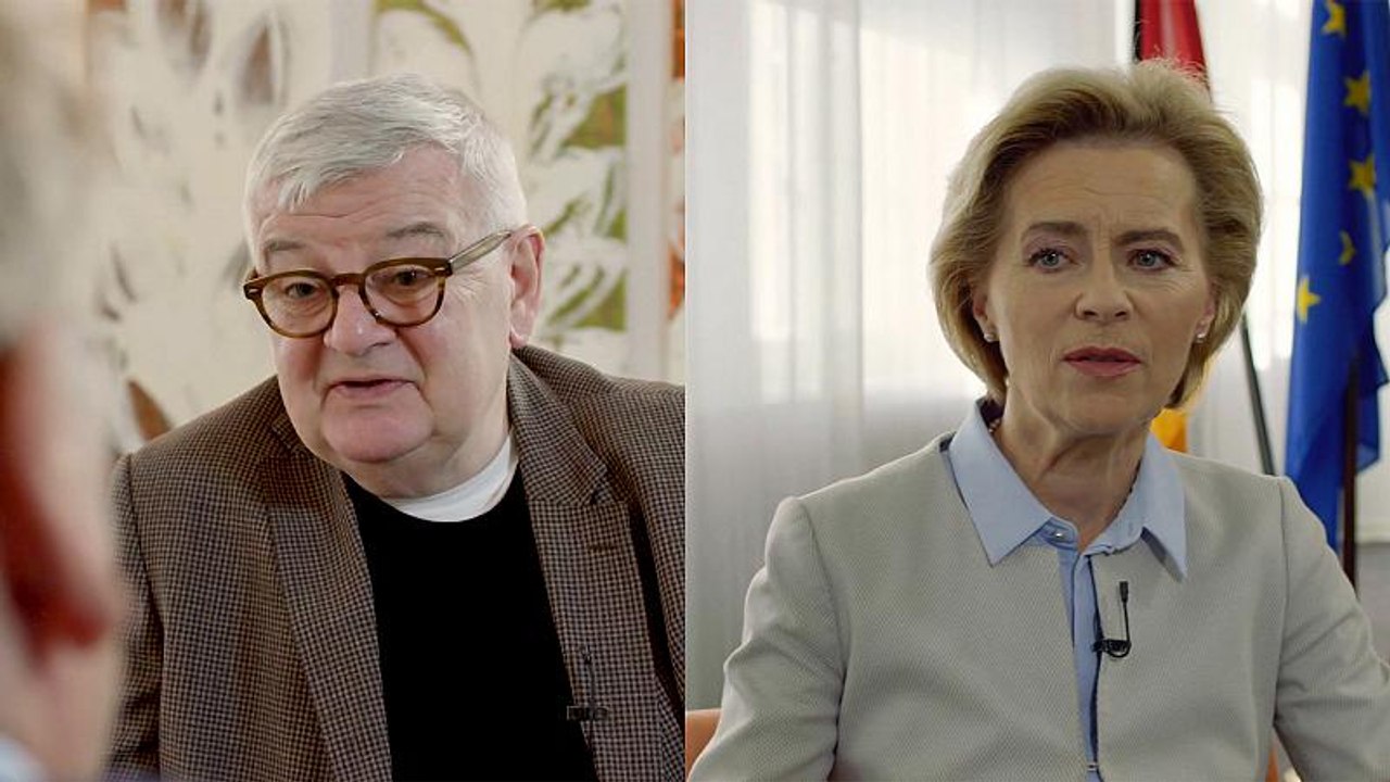 Ο Κον Μπεντίτ «ανακρίνει» τον Γιόσκα Φίσερ και την Ούρσουλα φον ντερ Λάιεν