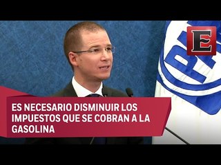 Ricardo Anaya pide dar marcha atrás al gasolinazo de este año