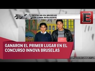Estudiantes del IPN destacan en Bruselas con cama inteligente