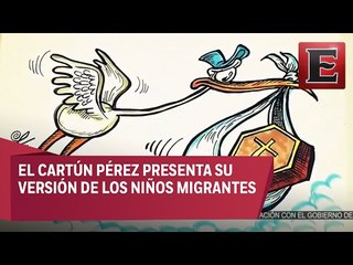 Niños migrantes en la Mano Negra del Cartún Pérez