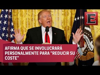 Trump reitera su intención de construir “un gran muro” con México