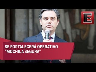 "Mochila Segura" no es la solución contra la violencia: Nuño