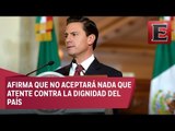 Peña Nieto a Trump: “México no pagará el muro fronterizo”