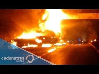 IMPRESIONANTE!! Choque de pipa contra camión militar en Hidalgo