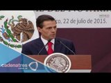 Nuevas condiciones para la reforma educativa : Peña