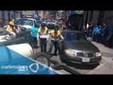 SSPDF retira del Centro Histórico los vehículos mal estacionados
