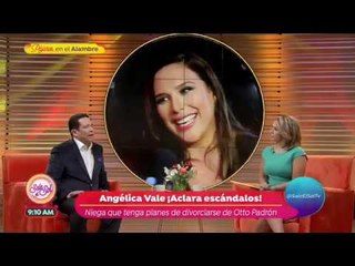 ¡Angélica Vale aclara escándalo de posible divorcio! | Sale el Sol