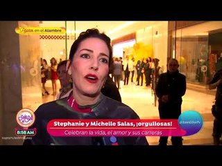 ¡Stephanie y Michelle Salas felicitaron a Luis Miguel! | Sale el Sol