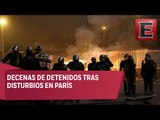 Detienen a 37 personas por disturbios en París