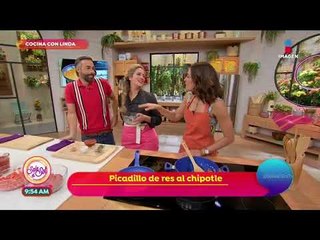 ¡Prepara este tradicional picadillo al chipotle! | Sale el Sol