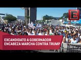 Tabasco marcha contra políticas de Trump
