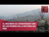 Incendio forestal en Chile continúa fuera de control