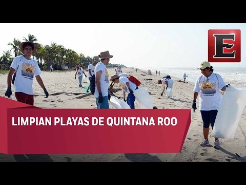 Arranca jornada de limpieza en playas de Quintana Roo