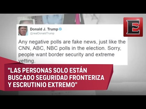 Trump afirma que los rechazos al veto migratorio son noticias falsas