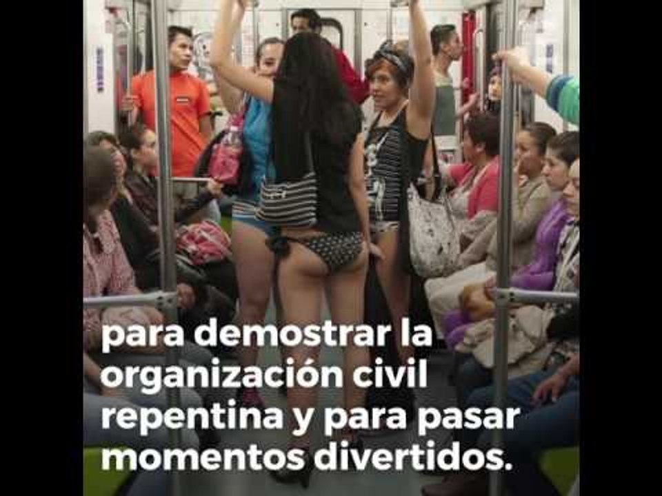 Los capitalinos se quedaron con las ganas del Metro Sin Pantalones 2017 WB