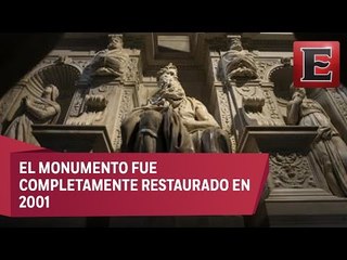 El Moisés de Miguel Angel con nuevo sistema de iluminación