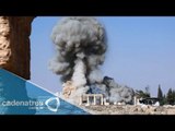Yihadistas alardean en redes sociales de la destrucción de antiguo templo en Palmira, Siria