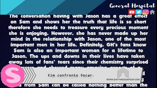 General Hospital spoilers: Jason steps backward when Sam gets closer to him