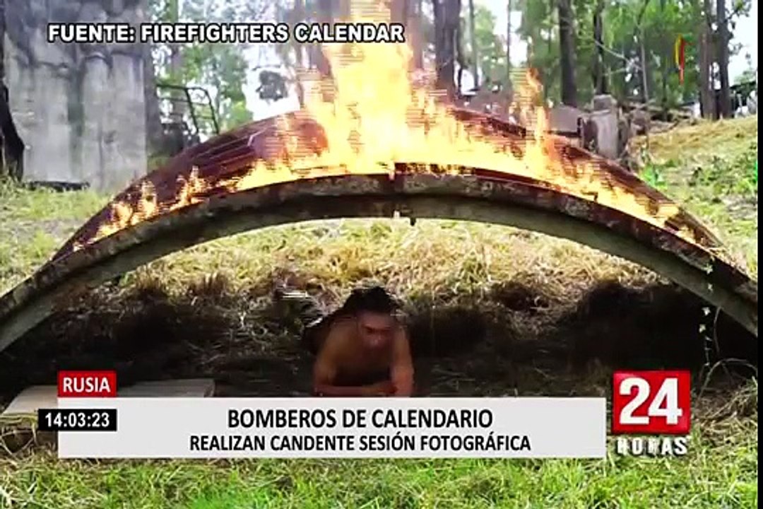 Rusia: estos bomberos no sólo apagan llamas, también encienden pasiones