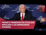 Mike Pence reconoce contribuciones de latinos a EU
