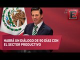 Consultas con la IP definirán ruta para el TLCAN, asegura Peña Nieto