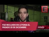 Regresa a México estudiante detenido en Letonia