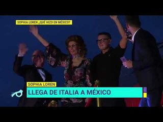 Sophia Loren visita México por ser la invitada especial de un desfile | De Primera Mano