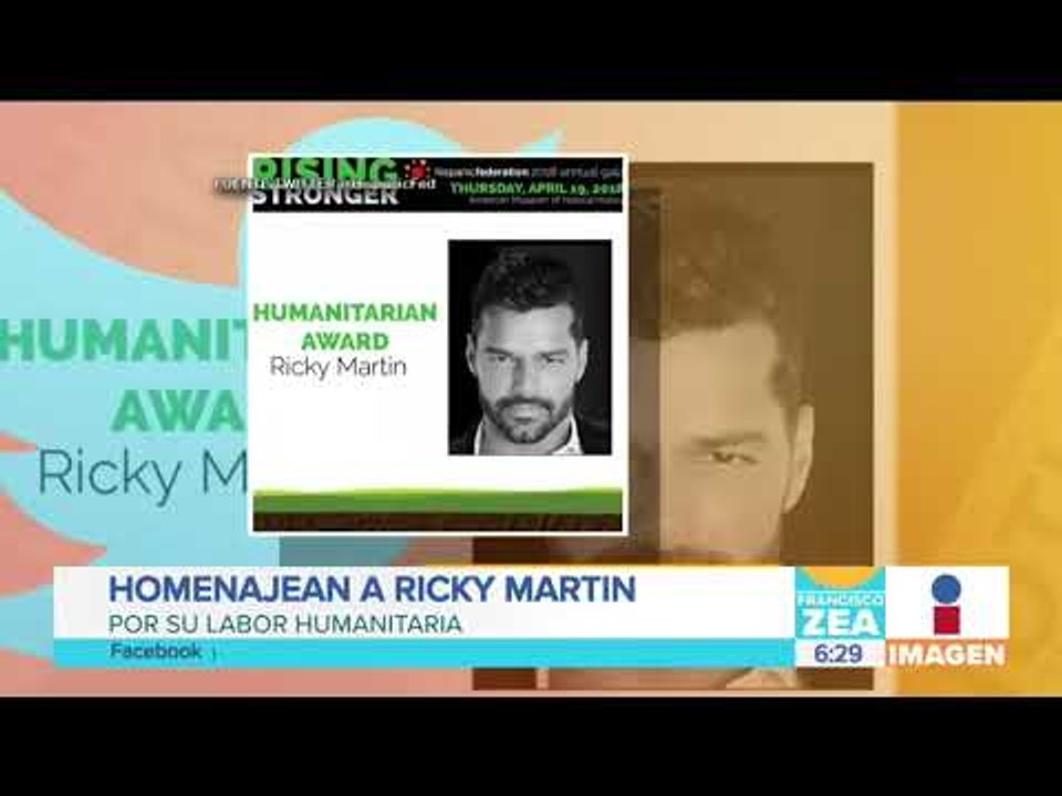 ¡Homenajean a Ricky Martin! | Noticias con Paco Zea