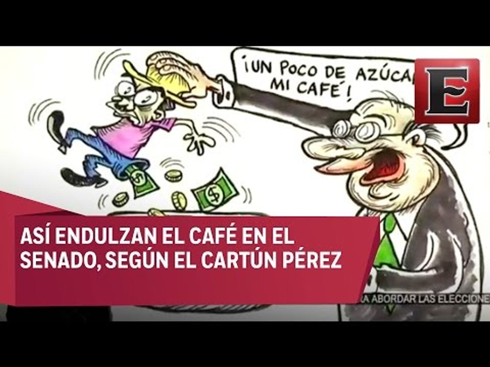 Azúcar para el café en el Senado en la Mano Negra del Cartún Pérez