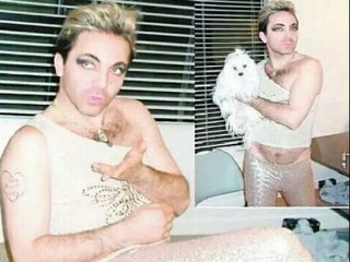 Cristian Castro y sus fotos vestido de mujer