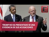 James Clapper niega intervención de llamadas de Trump