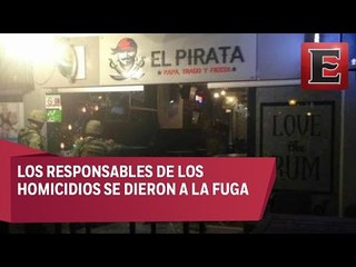 Tres muertos y cinco heridos tras ataque a bar en Sinaloa