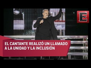 Miguel Bosé reitera rechazo al muro fronterizo de Trump
