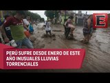 Inundaciones causas por fuertes lluvias en Perú dejan 62 muertos